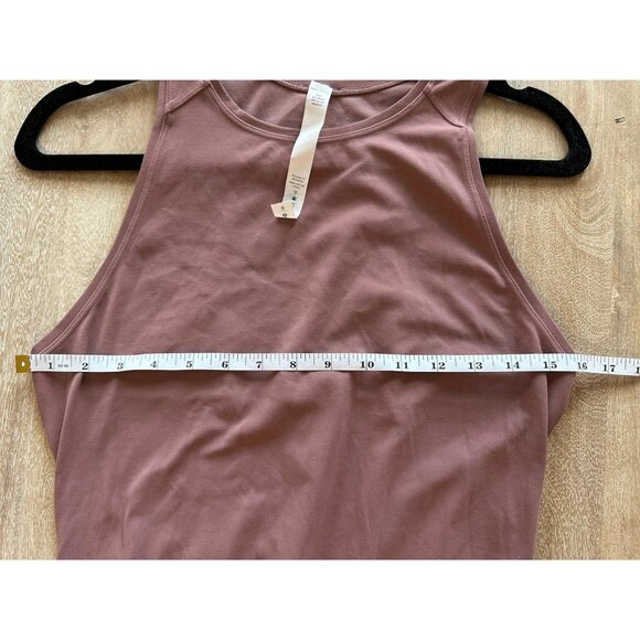 Lululemon NWOT Get Going Midi Dress Red Dust Sz 8 Buttery Soft Nulu Align Casual - Picture 9 of 10